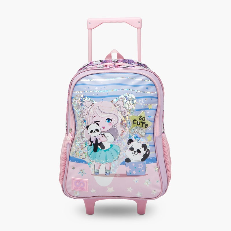 sami_studio 3-Piece School Trolley Bag Set for Girls - Image 2